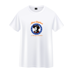 black T-shirt